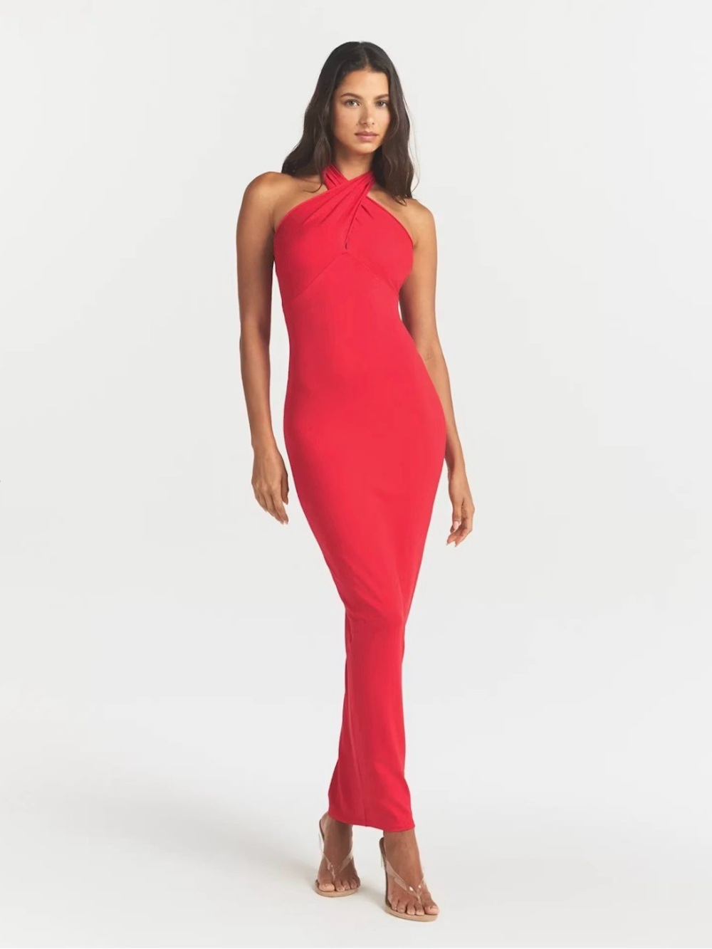 NEW!! SKIMS red convertible dress